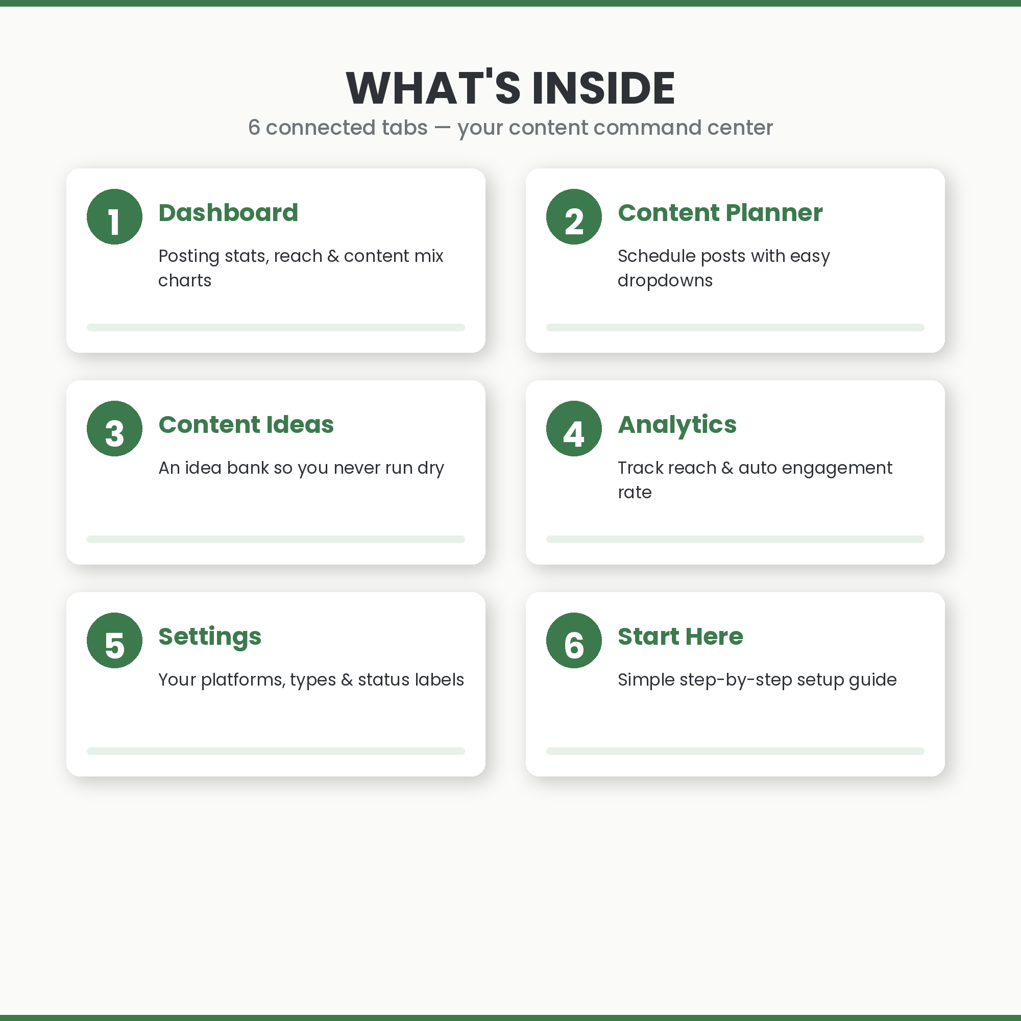 Social Media Content Planner