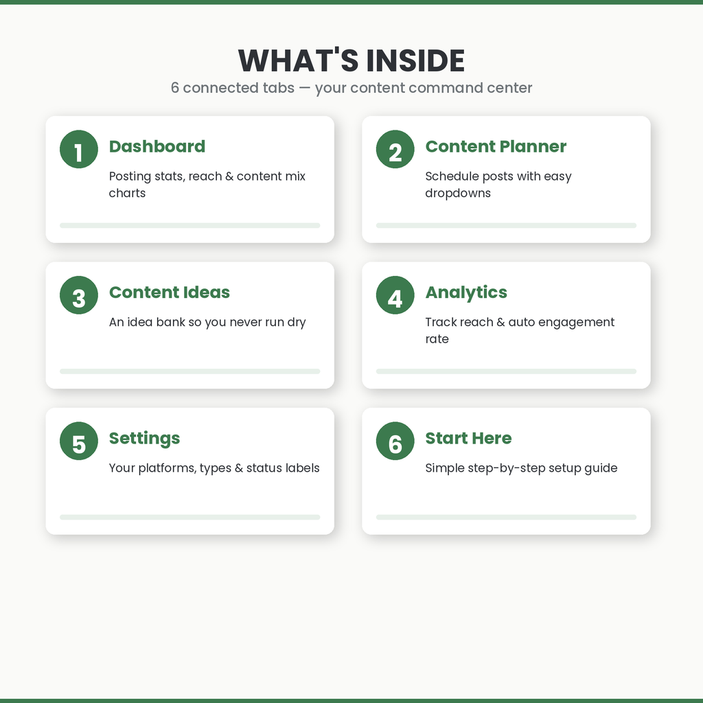 Social Media Content Planner