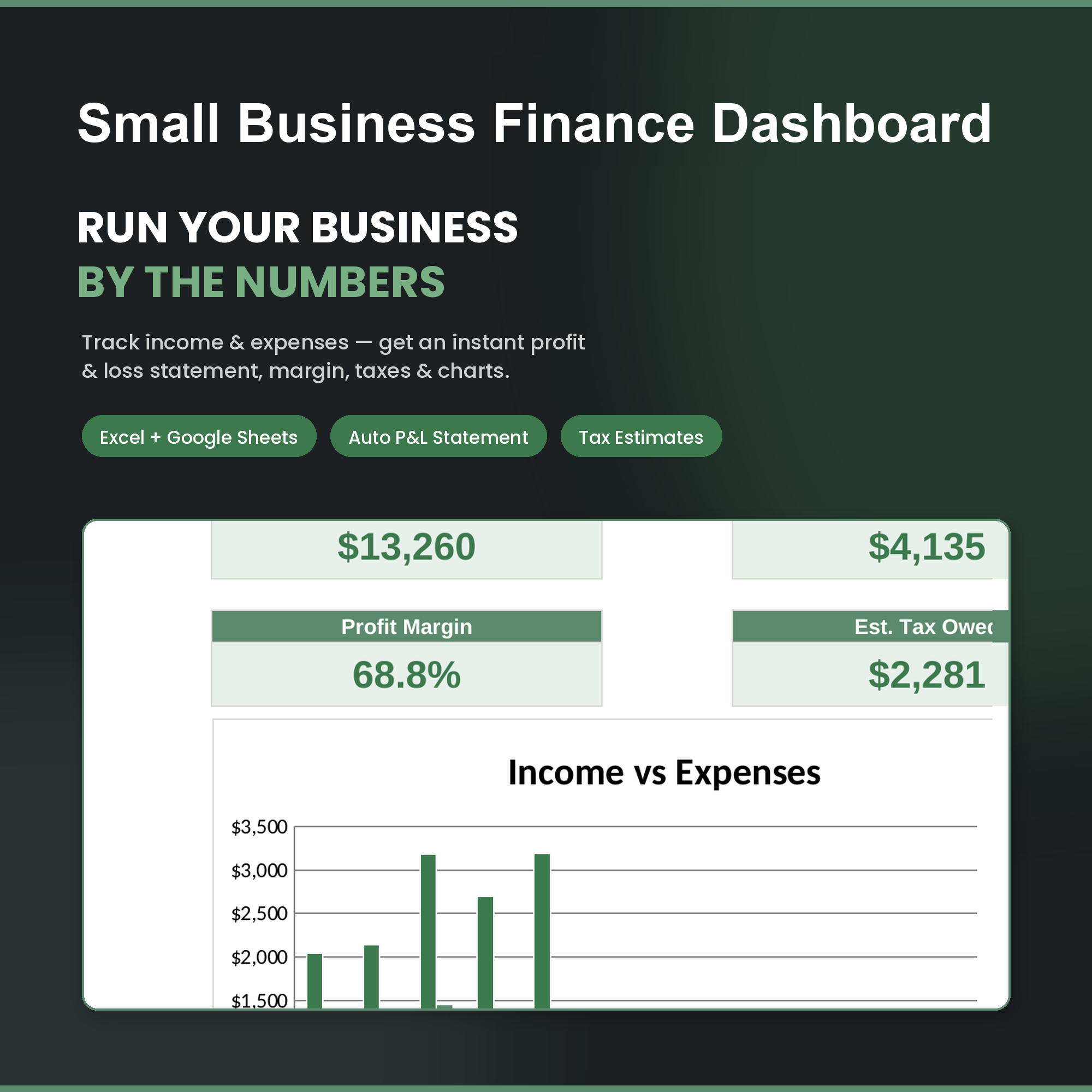 Small Business Finance Dashboard